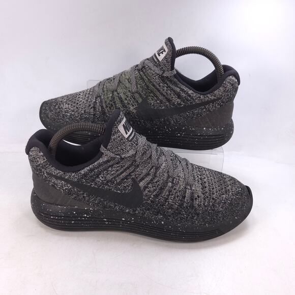 Nike Lunar Epic Flyknit 2 Athletic Running Shoe Womens Size 9 863779-004 Gray - Picture 6 of 10